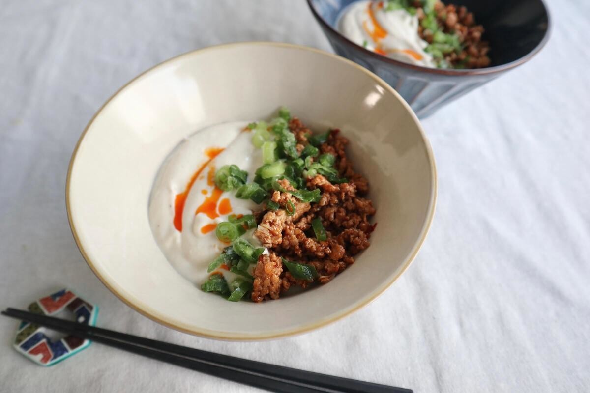 「クリーミー麻婆うどん」のレシピ