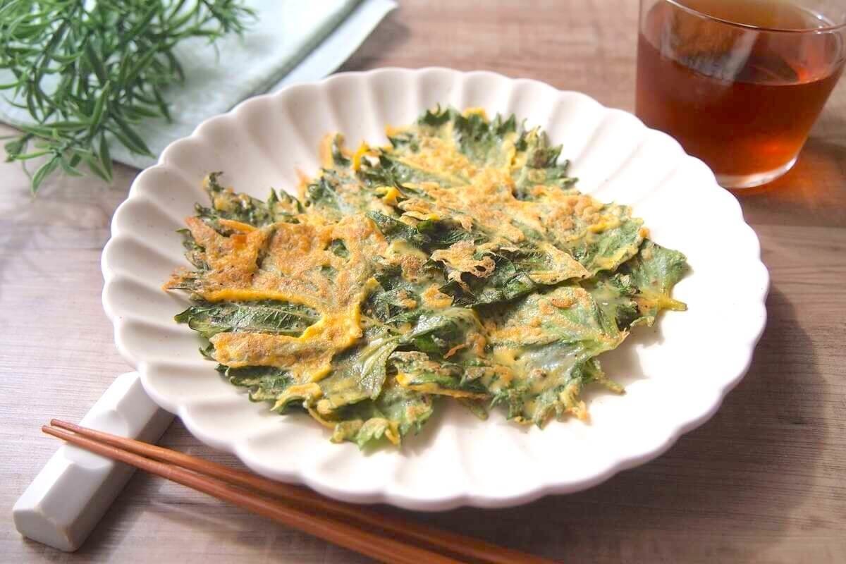大葉が主役！簡単副菜レシピ「大葉の黄金焼き」