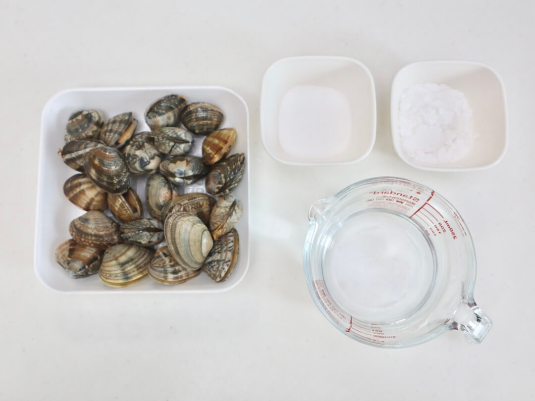 「アサリの砂抜き」方法