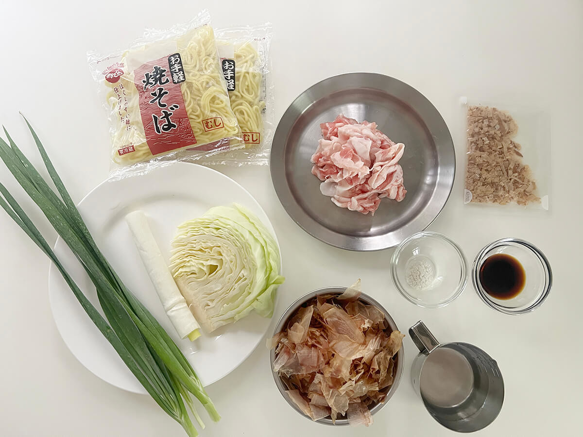 和田明日香さん「出汁を効かせた焼きそば」のレシピ