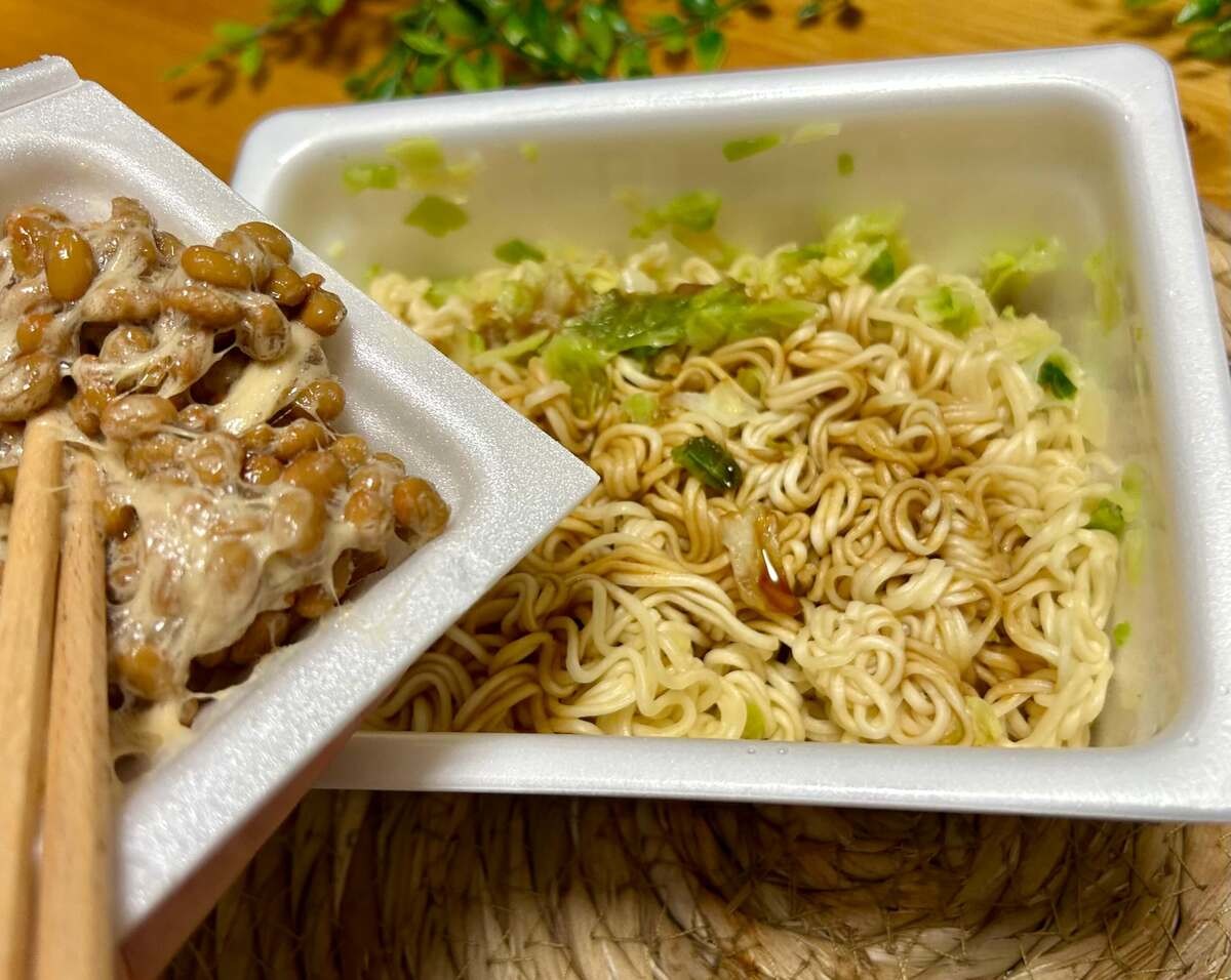 夏豆さん「納豆ペヤング」