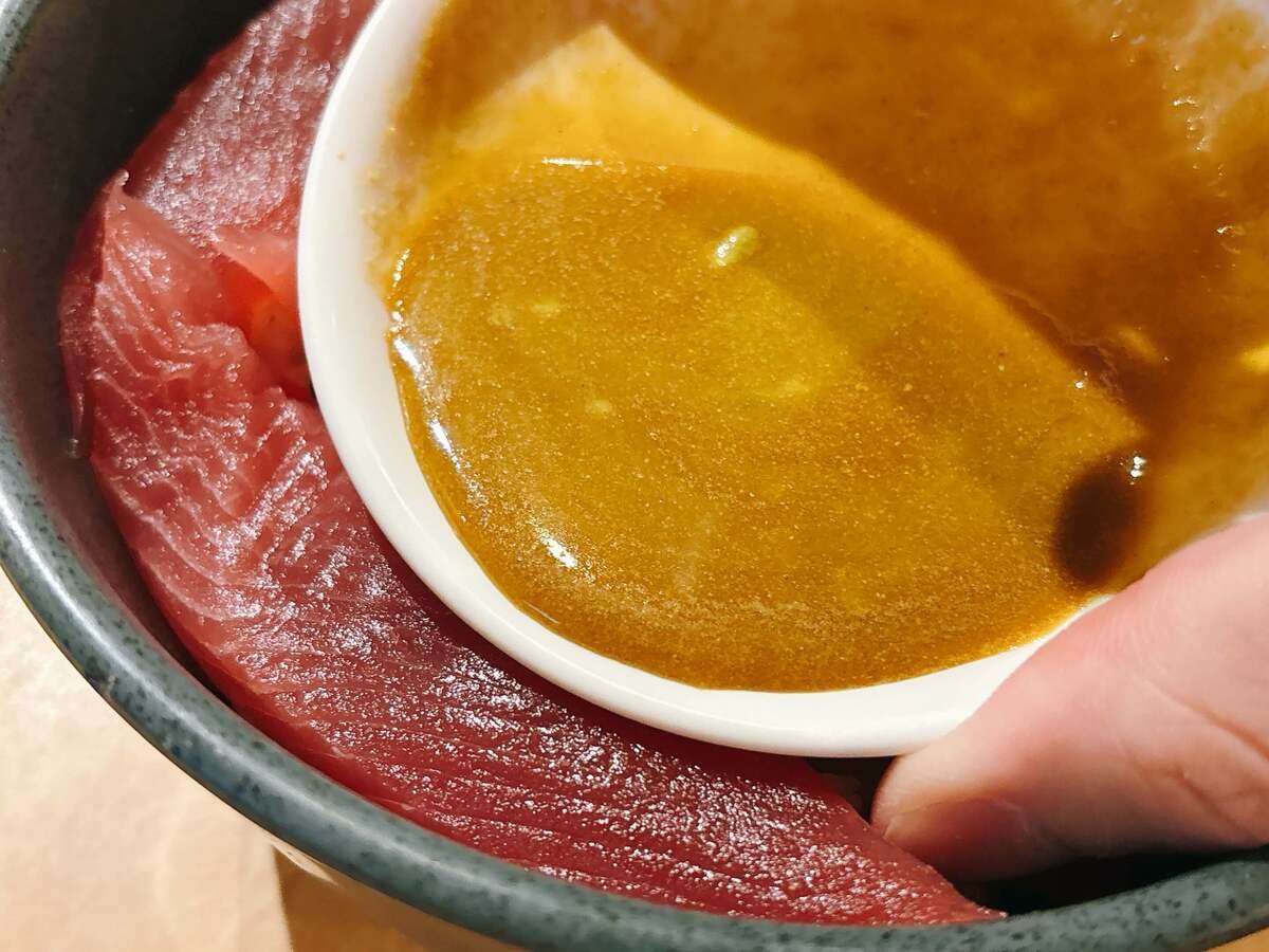 鉄火丼の正しい食べ方