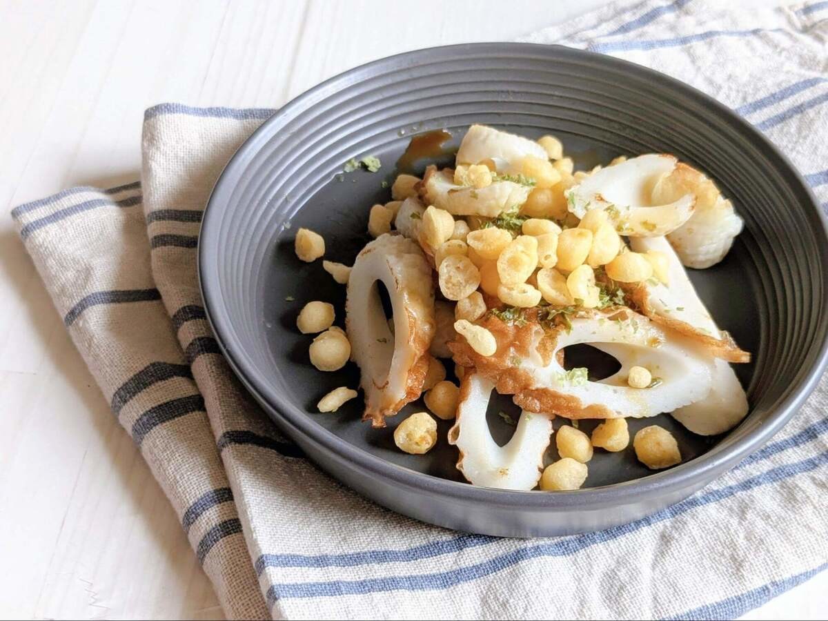 キッコーマン公式「ちくわの磯辺揚げ風目玉焼きのっけご飯」
