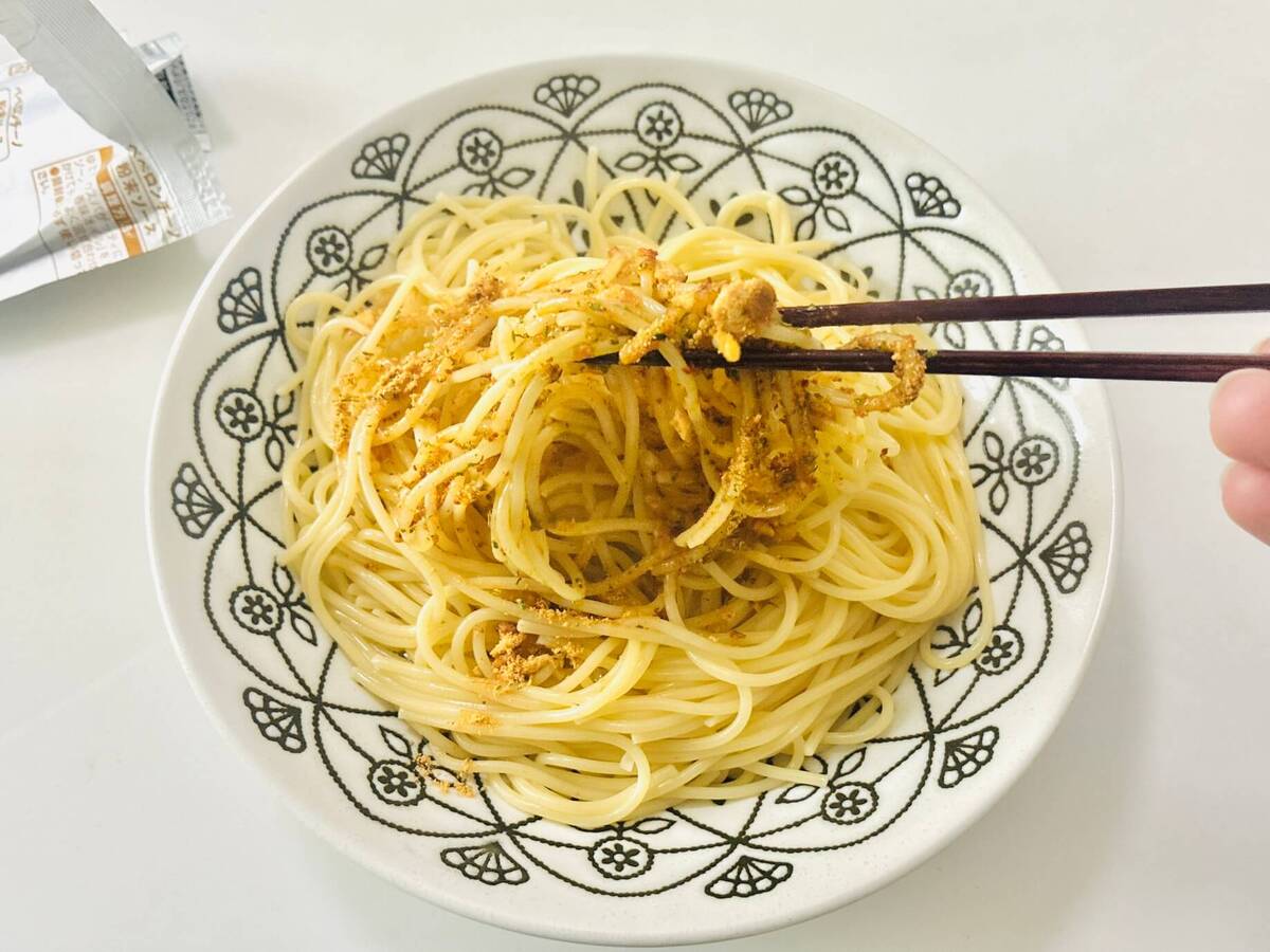 ゆでたパスタにまぜるだけ ペペロンチーノ