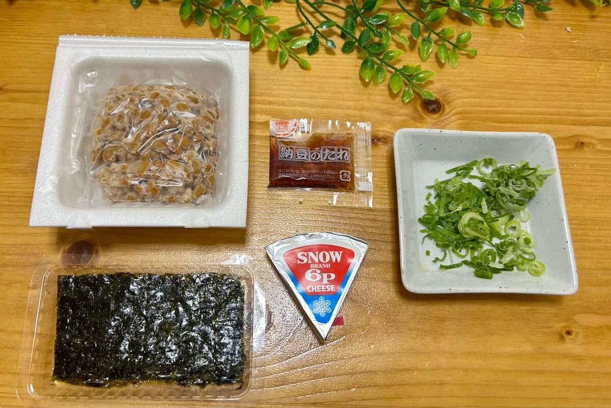 韓国のりチーズ納豆