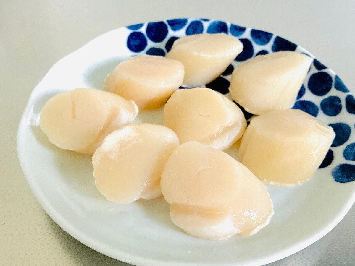 ホタテのソテー　香りパン粉ぶっかけ