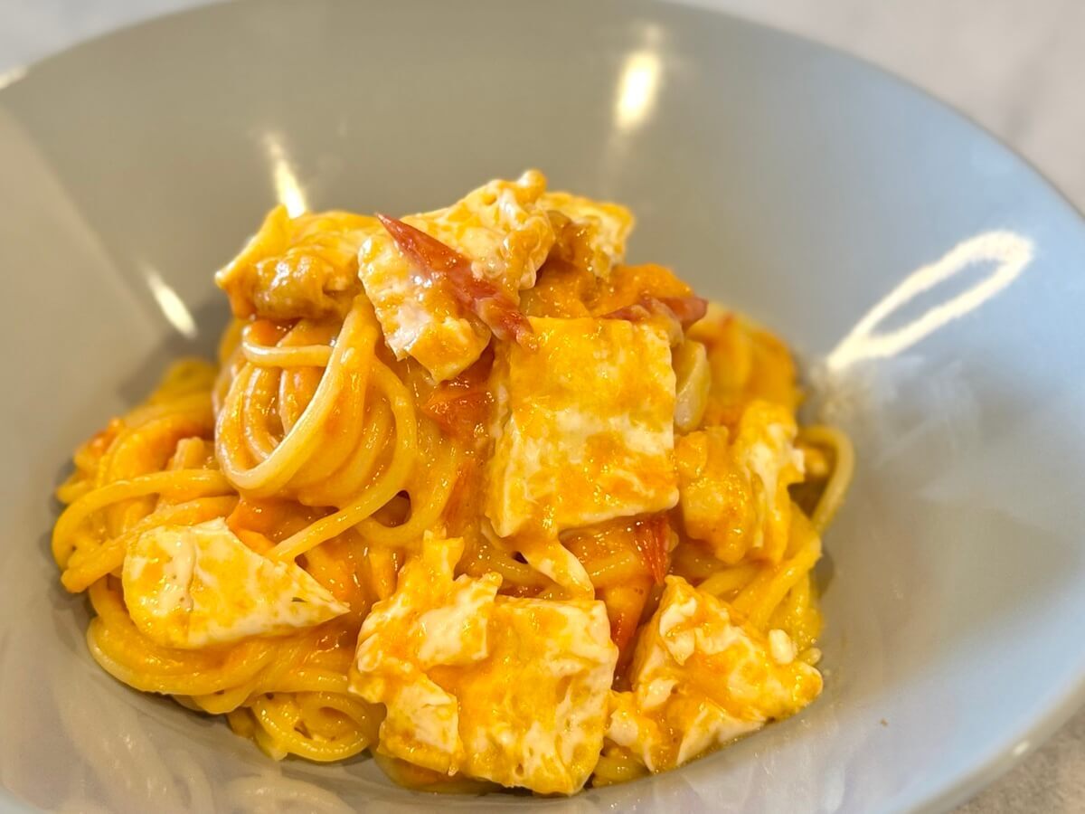 弓削啓太さん「トマトと卵のスパゲッティ」