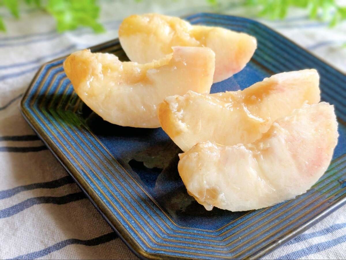 JA全農・広報部「桃の種の取り方」