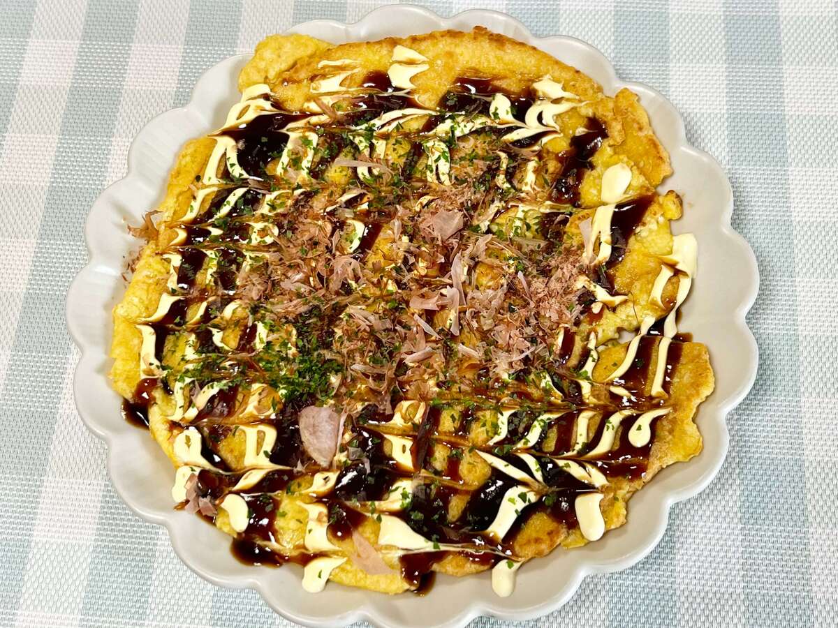 卵と豆腐で！もっちりお好み焼き風