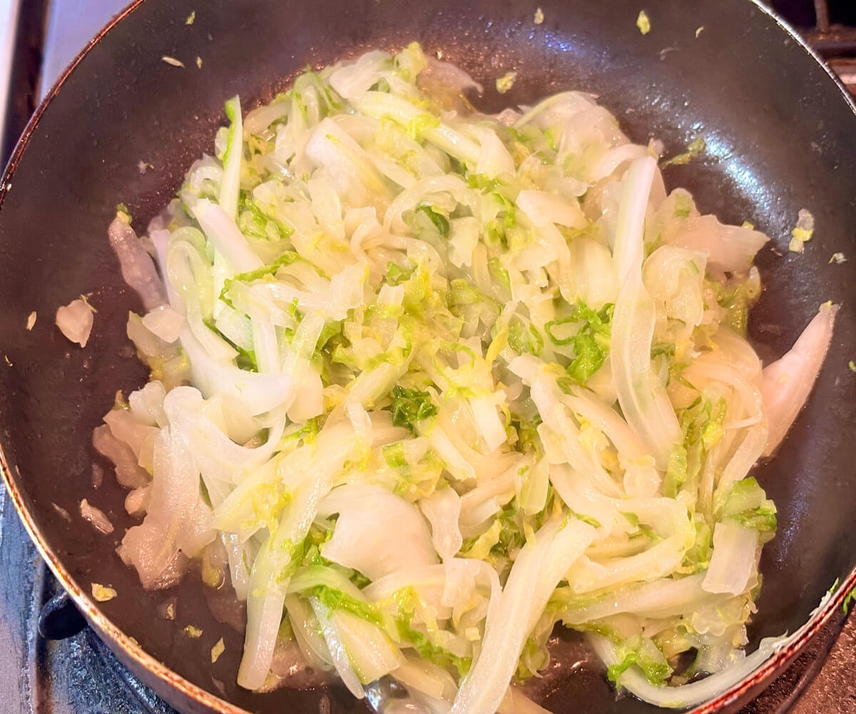 スパニッシュ白菜オムレツ