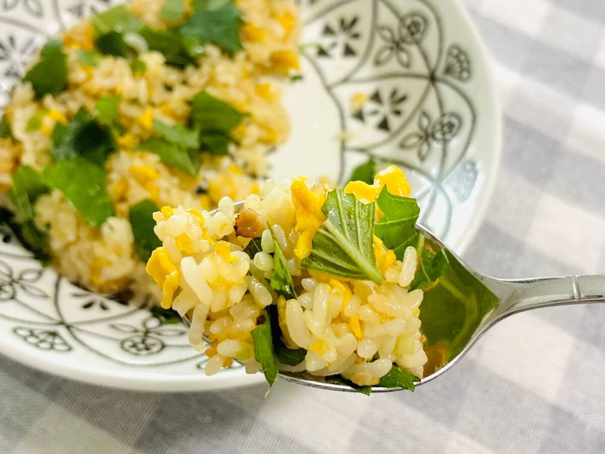 家でやっている市販のチャーハンの食べ方