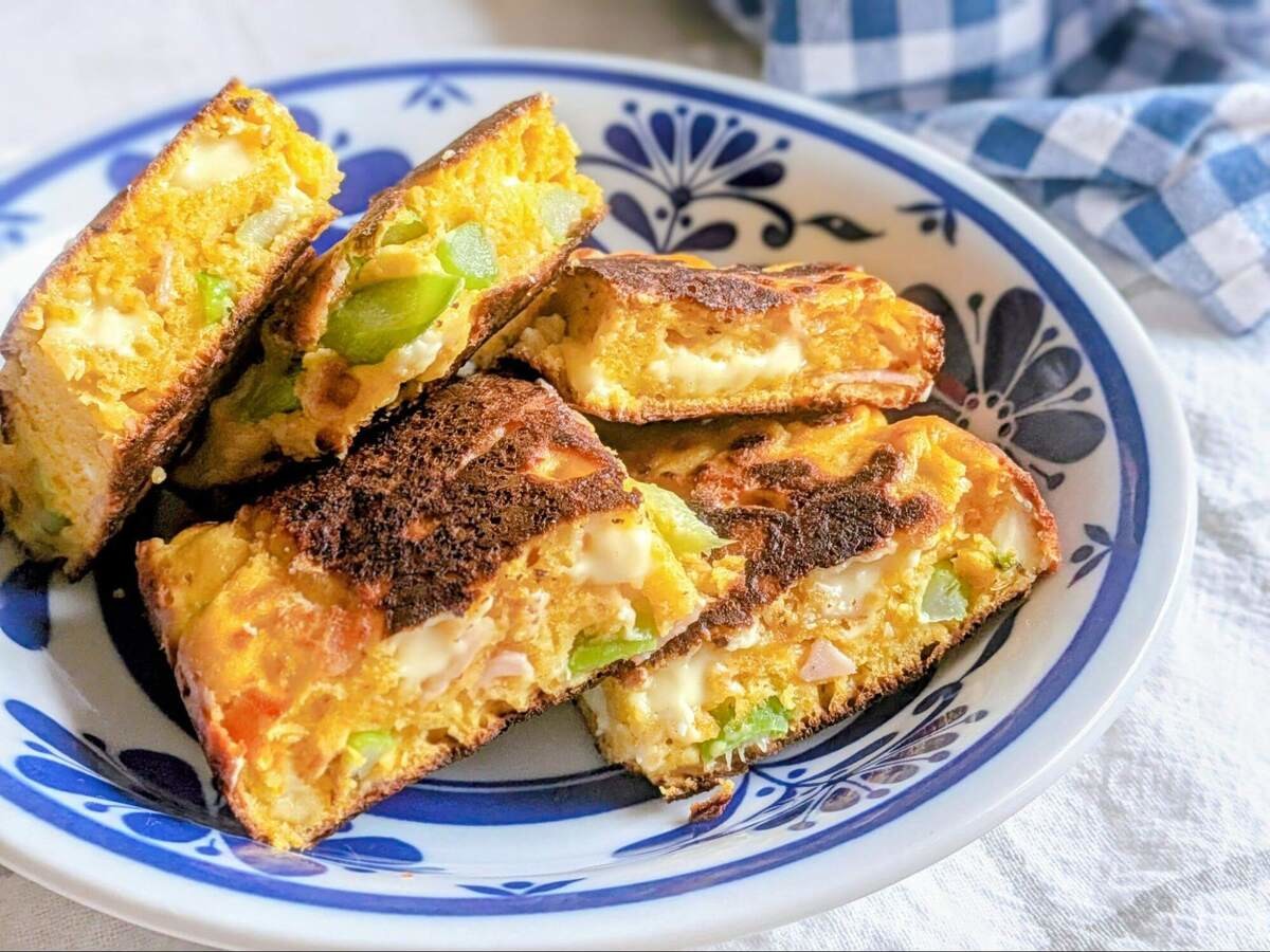 グリーンアスパラガスのモーニングケークサレ