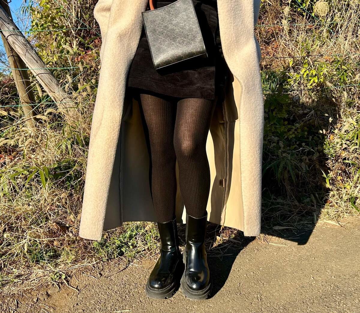 ユニクロ「ヒートテックニットリブタイツ」