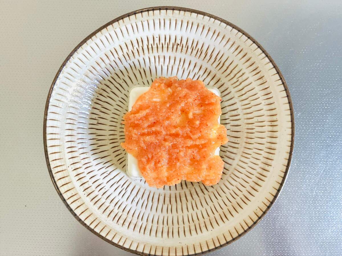 「めんたいチーズ温奴」