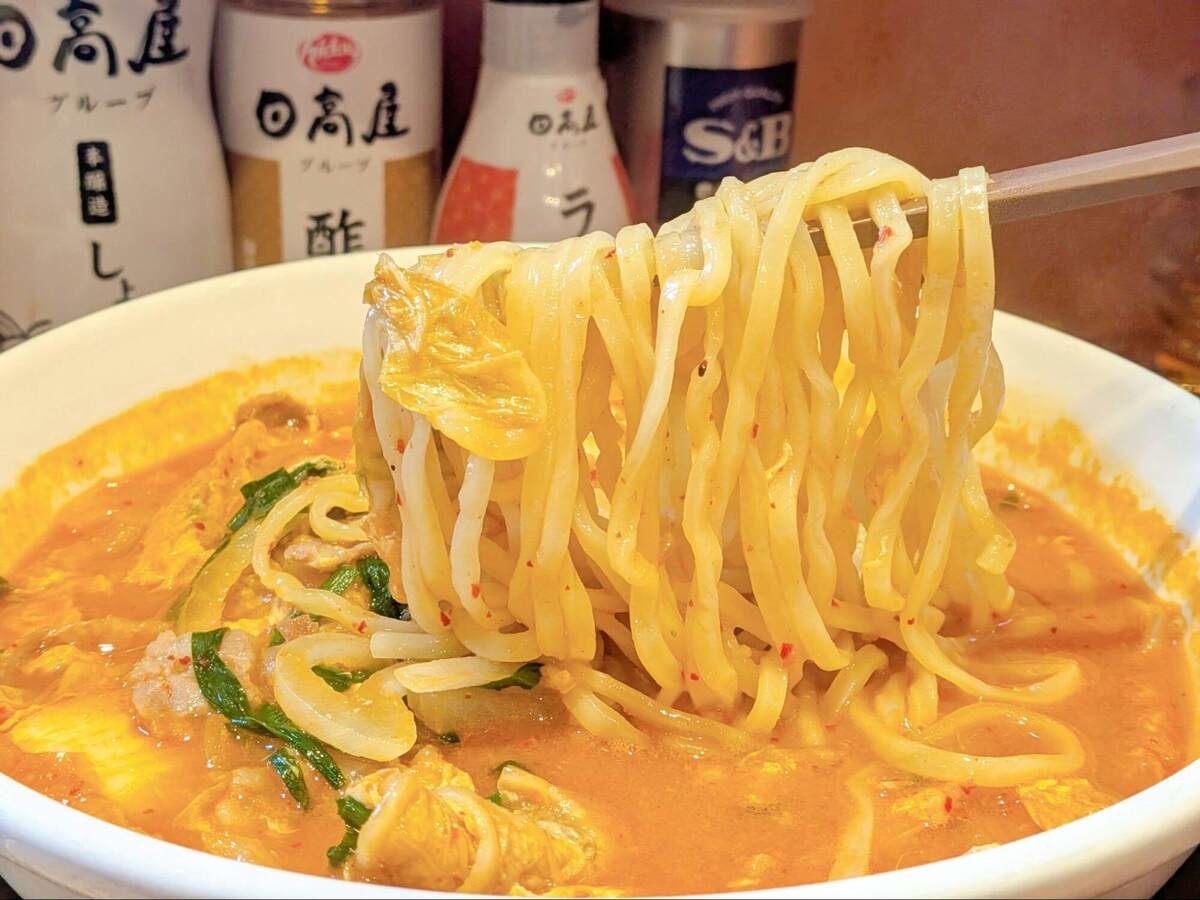 日高屋「チゲ味噌ラーメン」