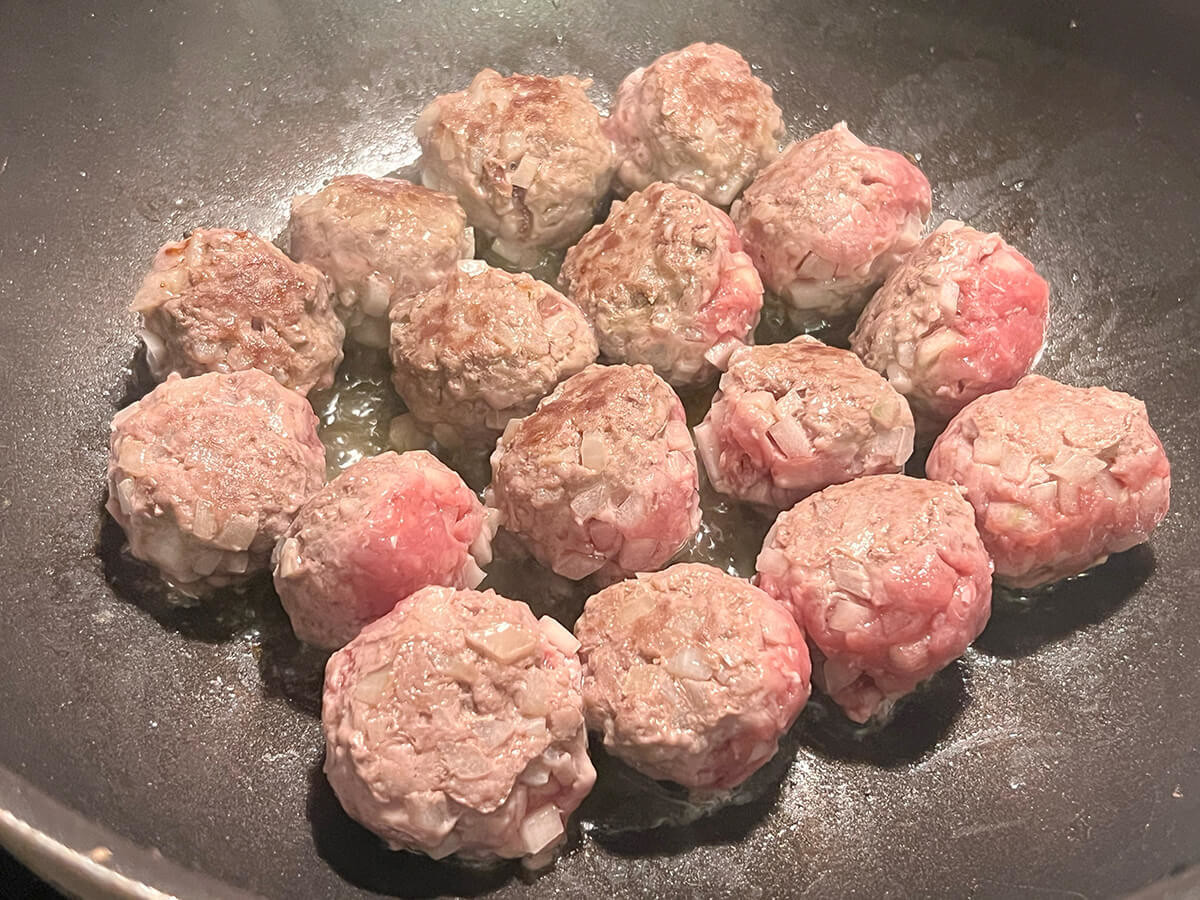 フライパン1つで!アニメみたいなミートボールスパゲッティ