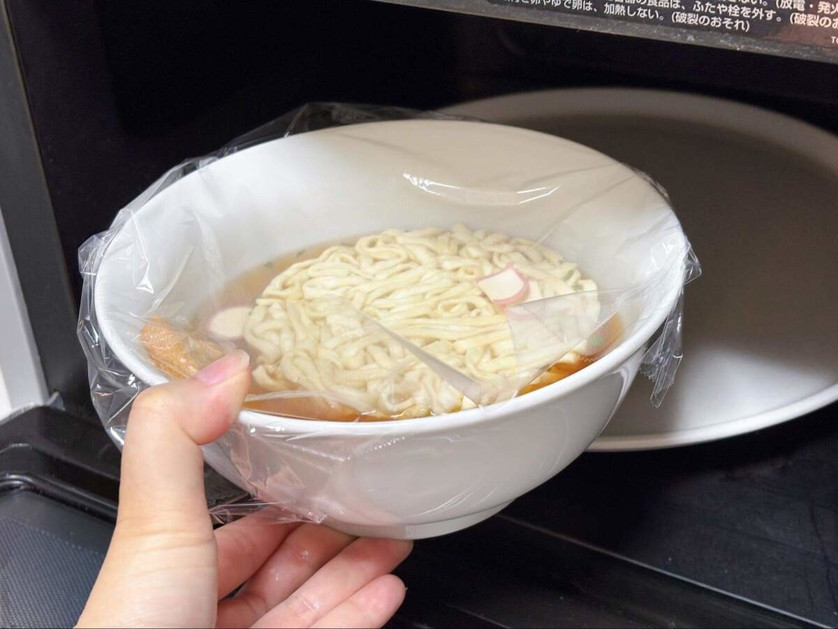 どん兵衛が生麺のような食感になる裏ワザ