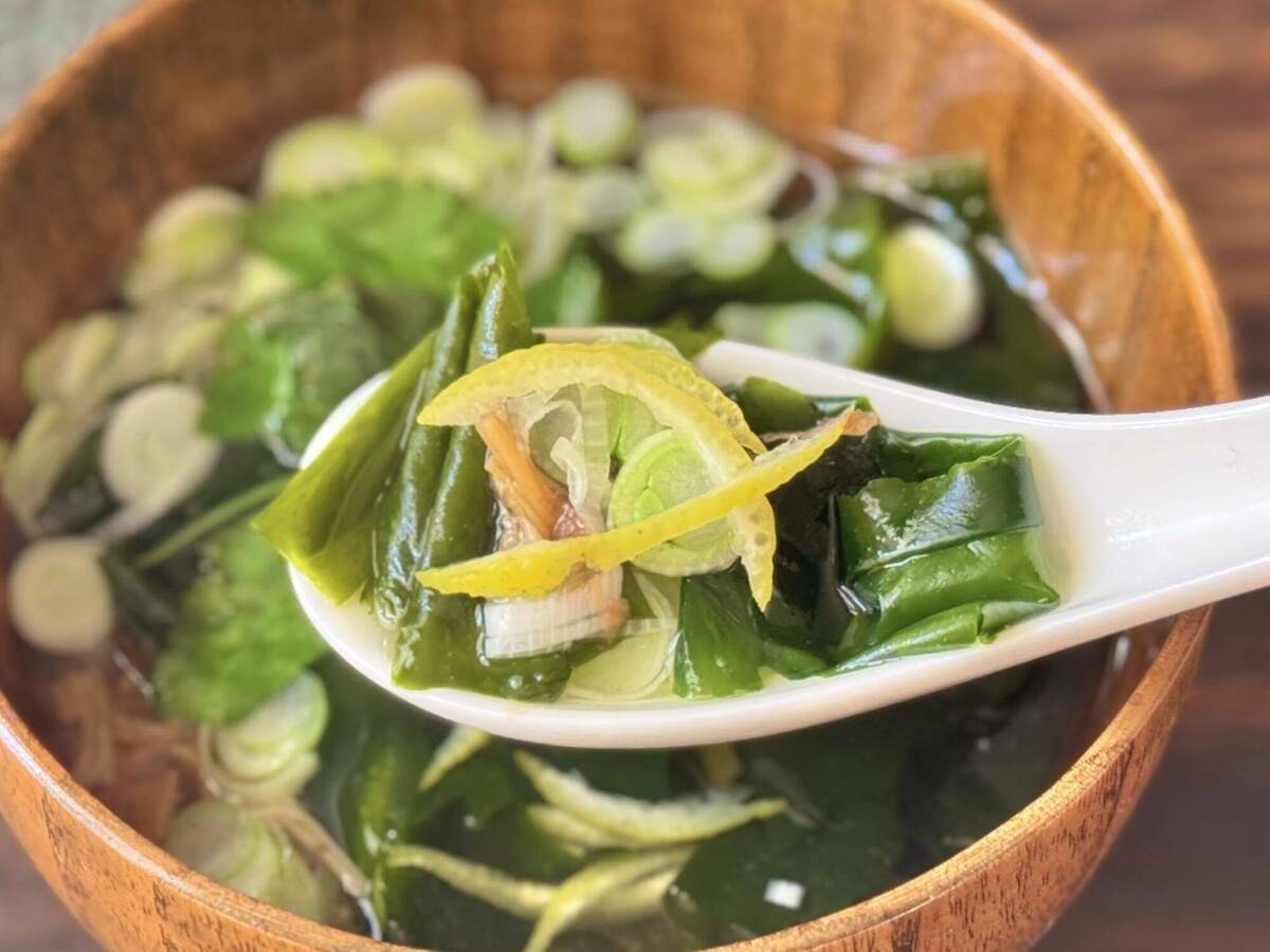 和田明日香さん「即席余り物お吸い物」