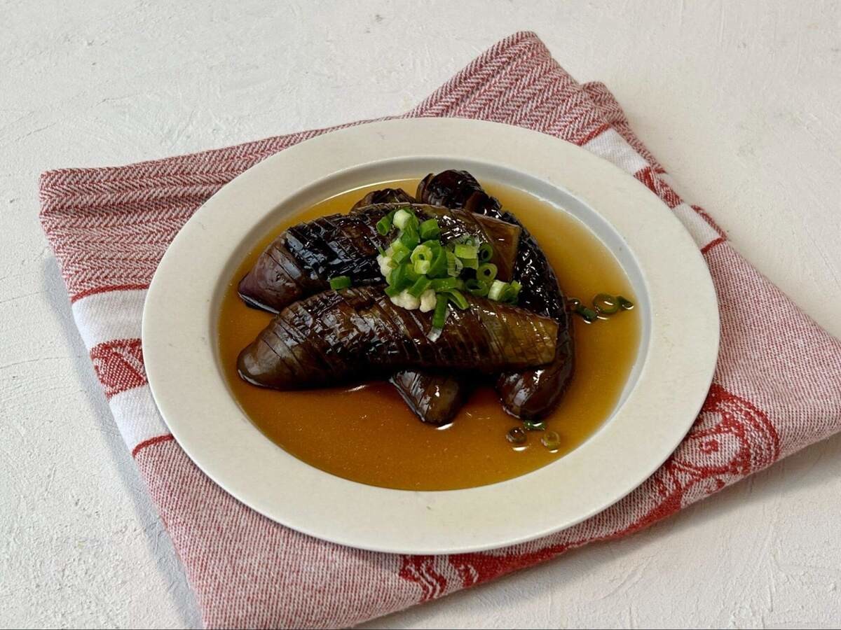 なすのさっぱり焼きびたし
