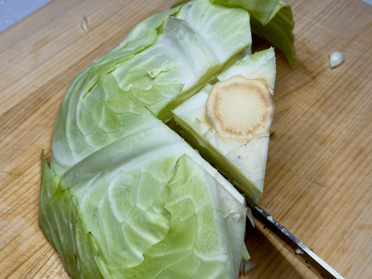 大阪王将「キャベツの切り方」