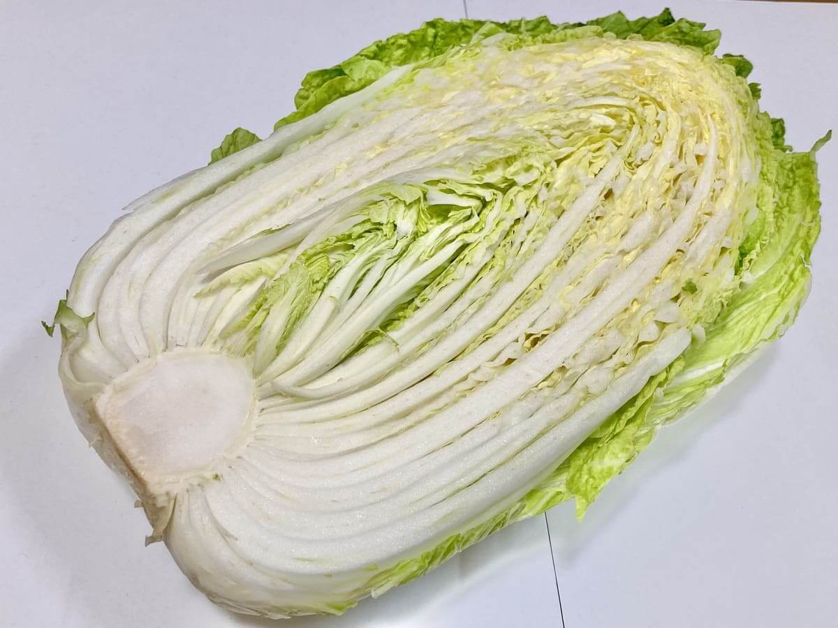 正しい白菜の洗い方