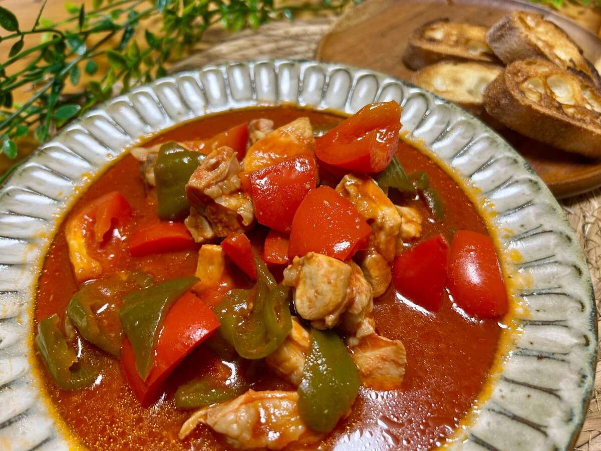 マコさん「和風チキンのトマト煮」