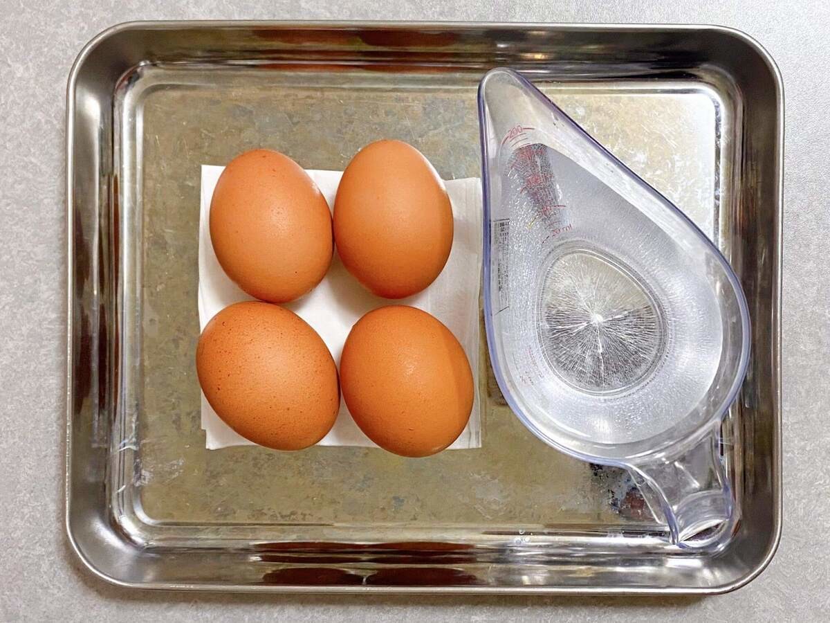 農林水産省「時短！ゆで卵を茹でずに作る方法」