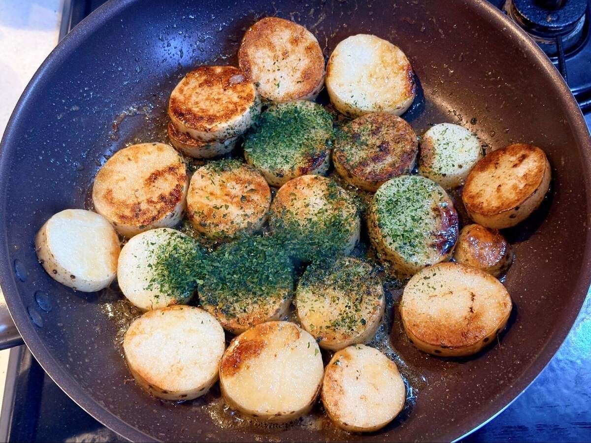 至高の長芋ステーキ