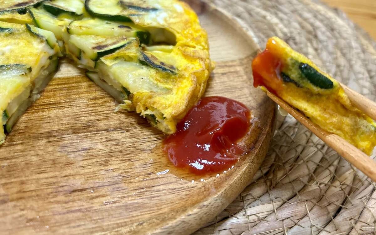ズッキーニのオムレツ