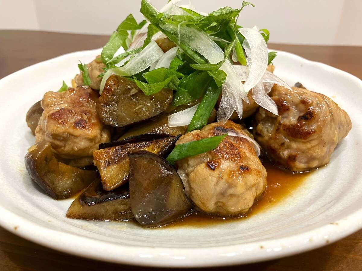 タサン志麻さん「豚肉とナスのニンニクポン酢」