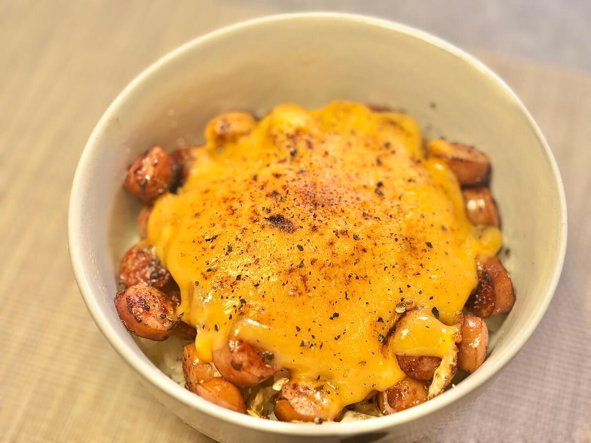 「悪魔のチーズ丼」