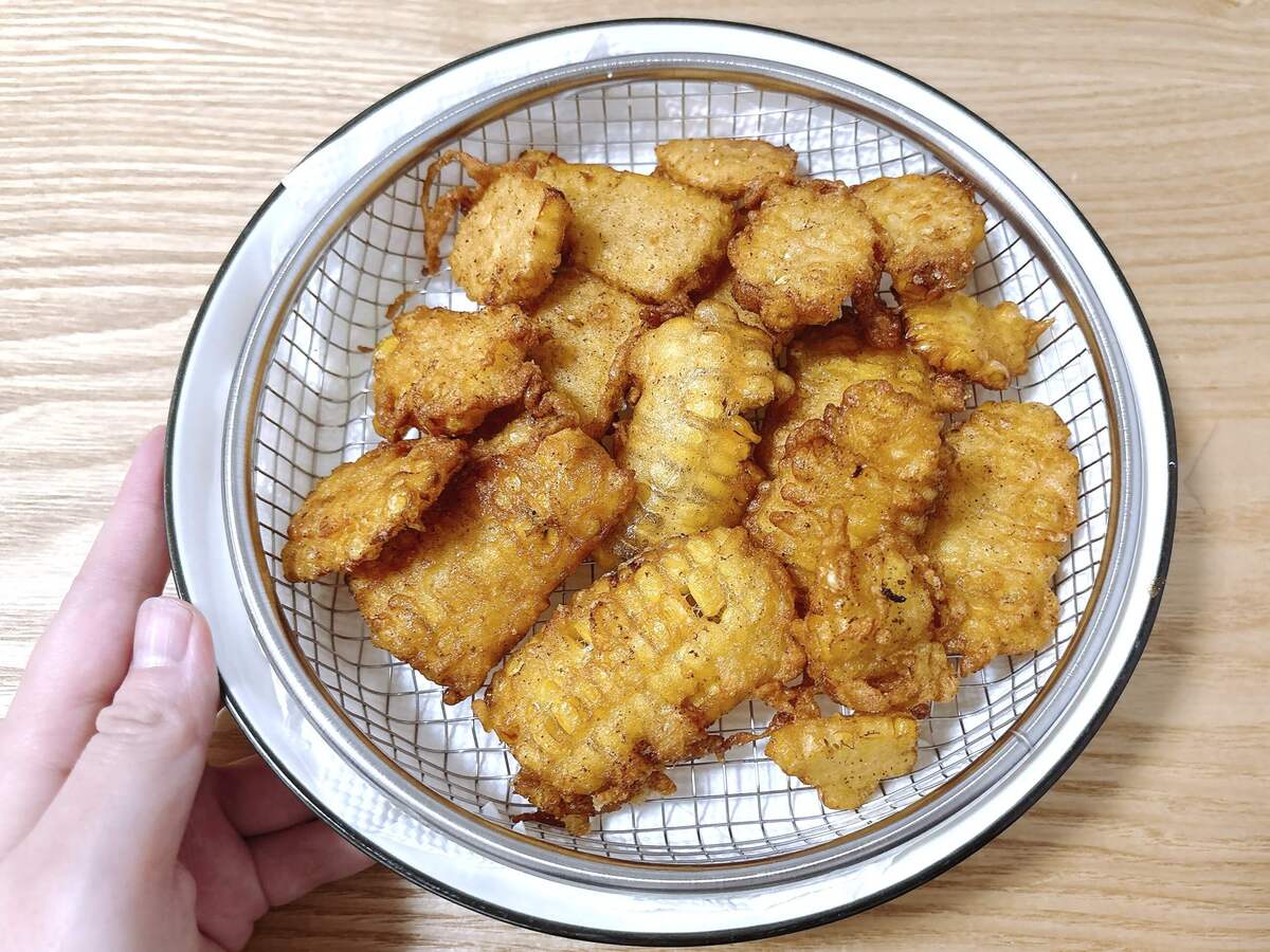 とうもろこしの唐揚げ