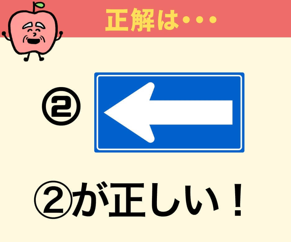 一方通行の標識、正しいのはどっち？