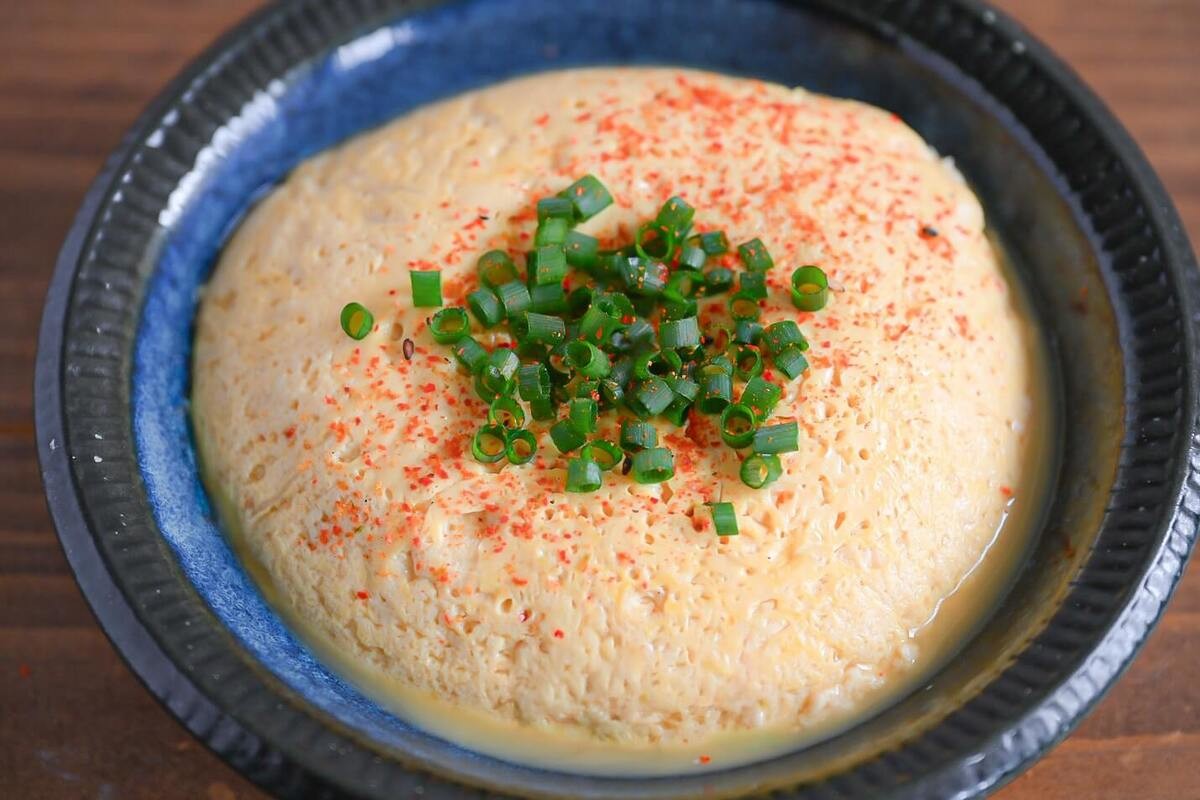 めんつゆ卵豆腐