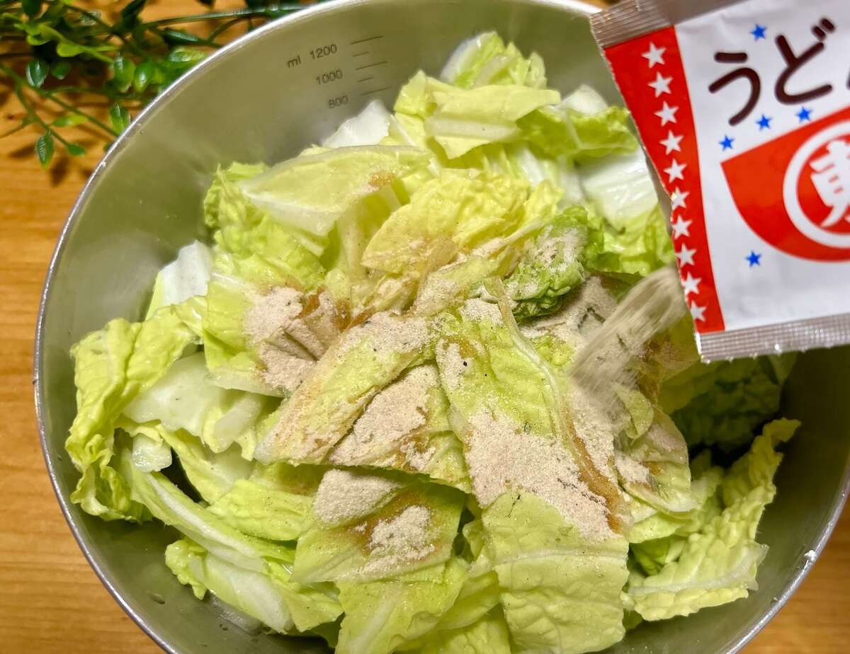 ヒガシマル醤油公式「白菜とさば缶のサラダ」