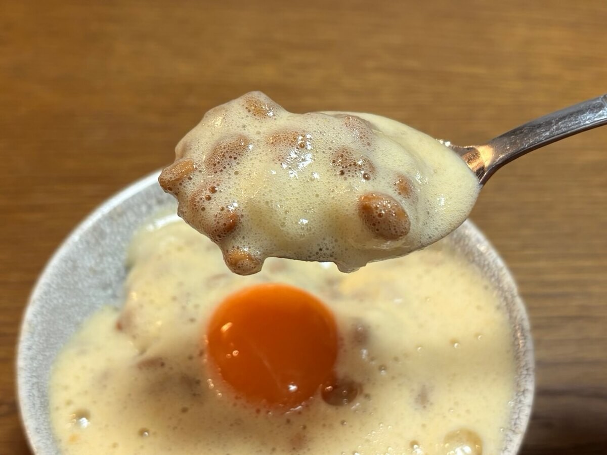 ZIP!「納豆お月見TKG」