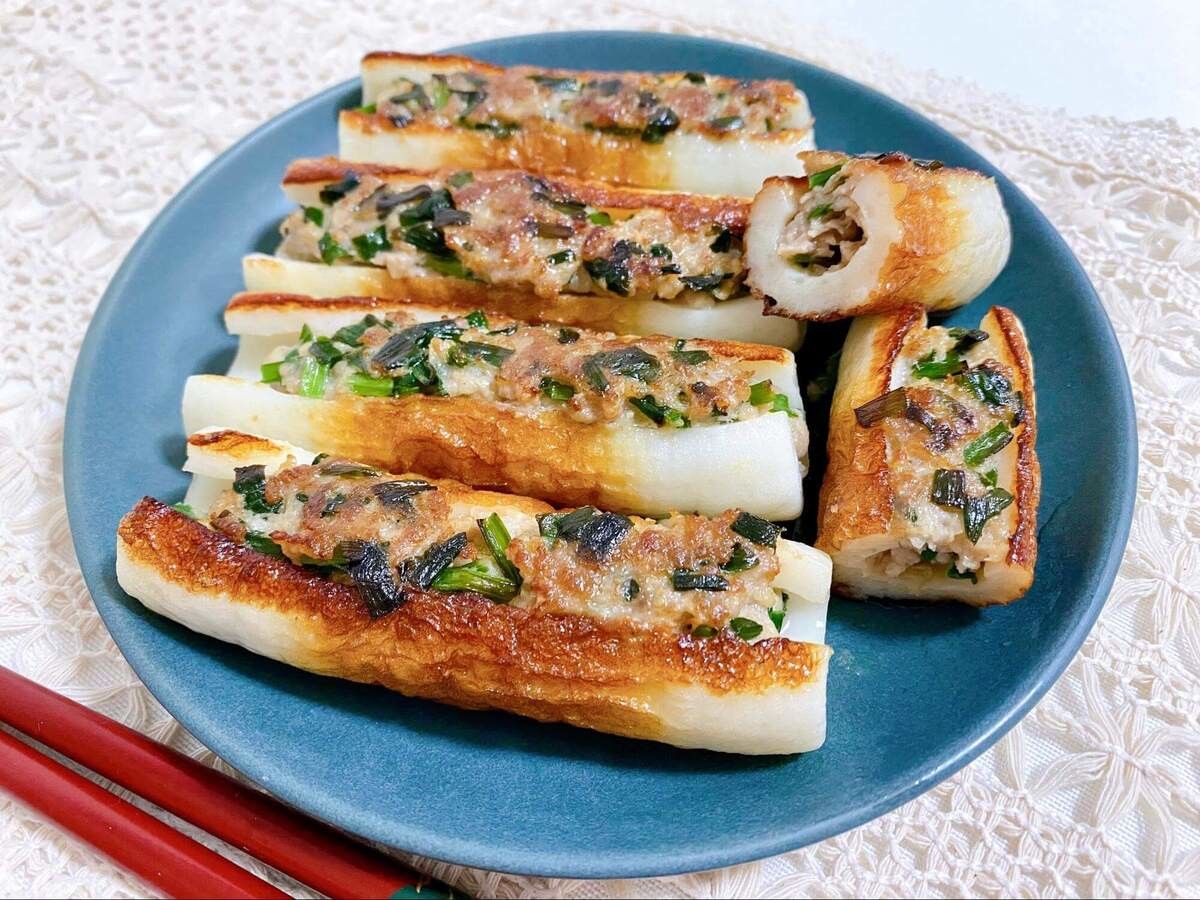 ミツカン公式「包まない!ちくわ餃子」のレシピ