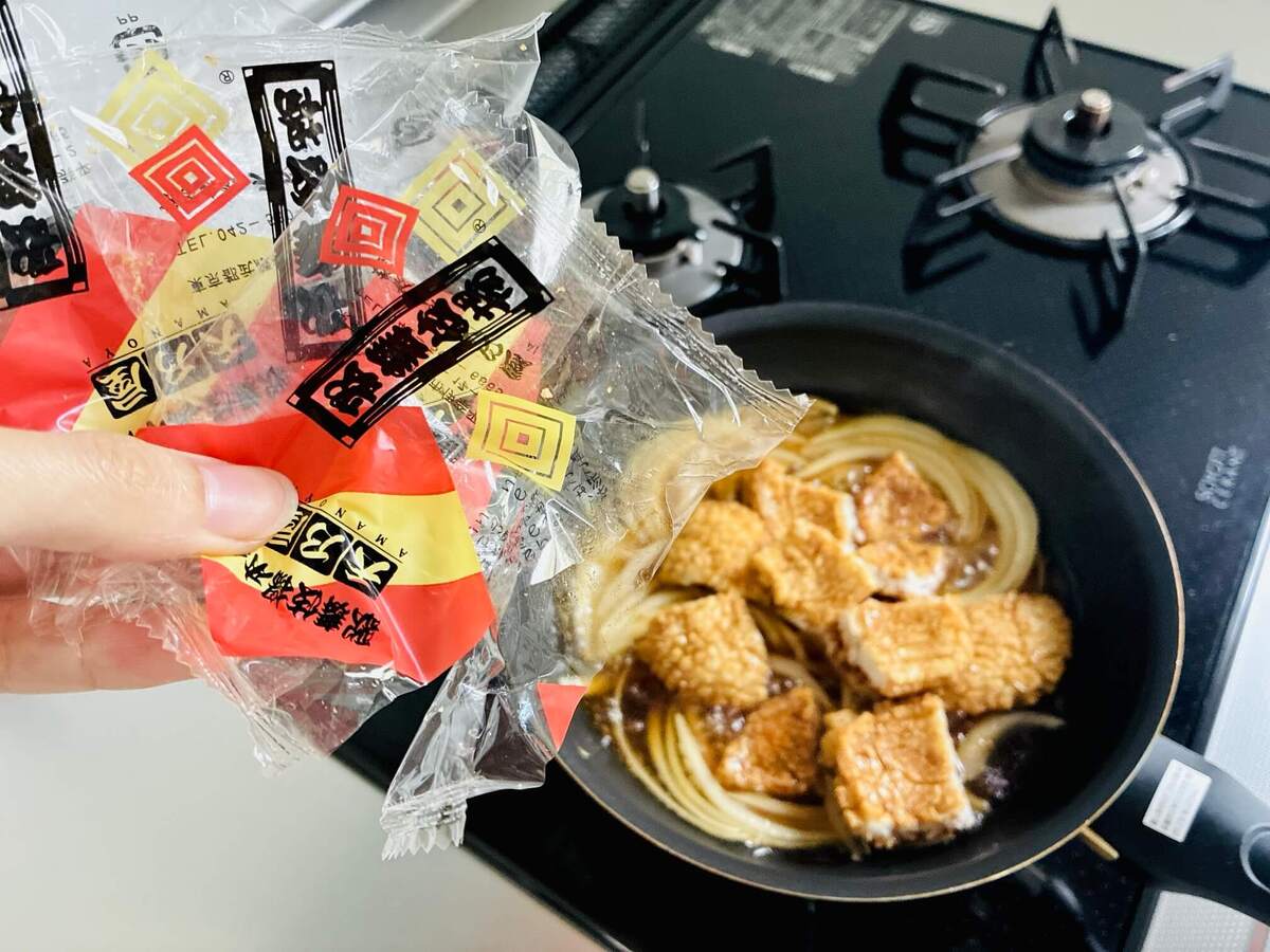 天乃屋 公式「歌舞伎揚の卵とじ」のレシピ