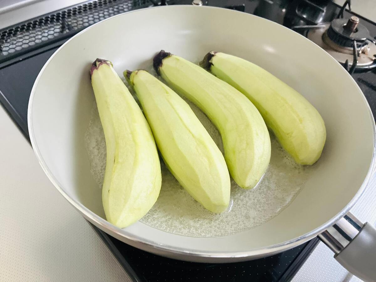 冷やし蒸しなす
