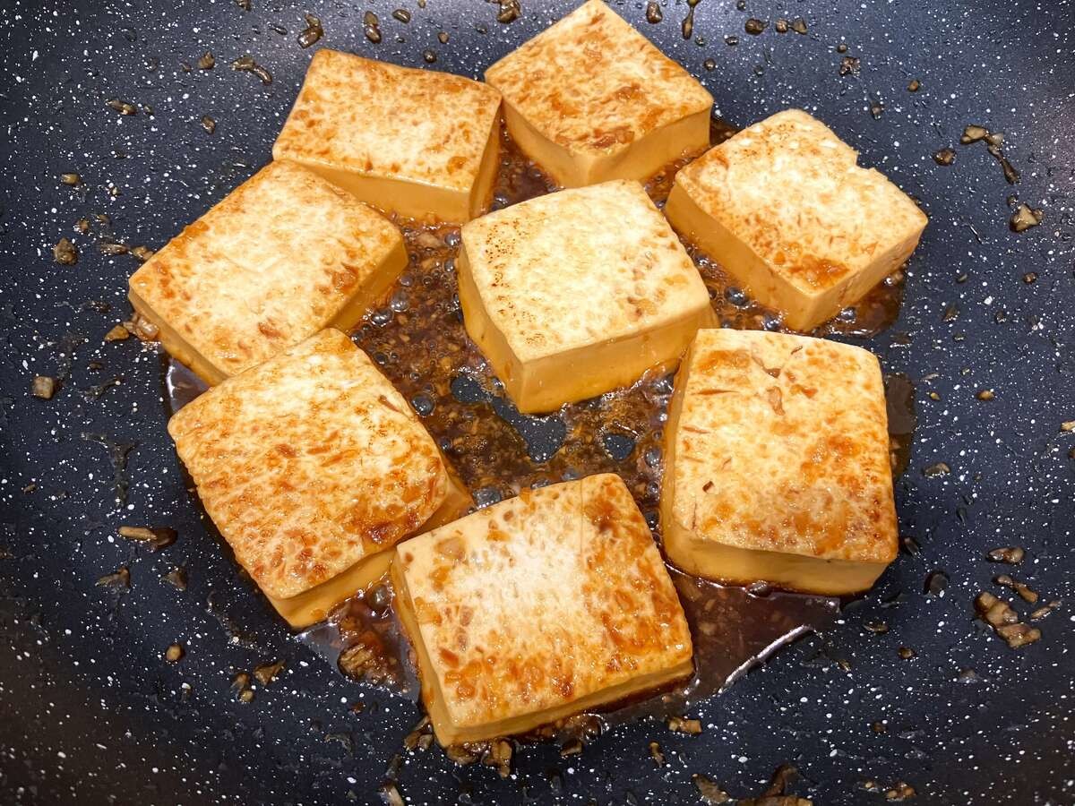 キッコーマン「豆腐ステーキ にんにくじょうゆ」
