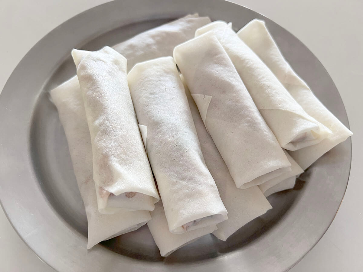 DAIGOも台所「豚挽き肉ともやしの春巻」