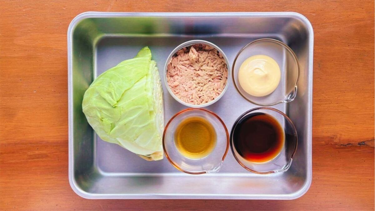 Xで20万回以上表示！「和風ツナマヨキャベツ」のレシピ