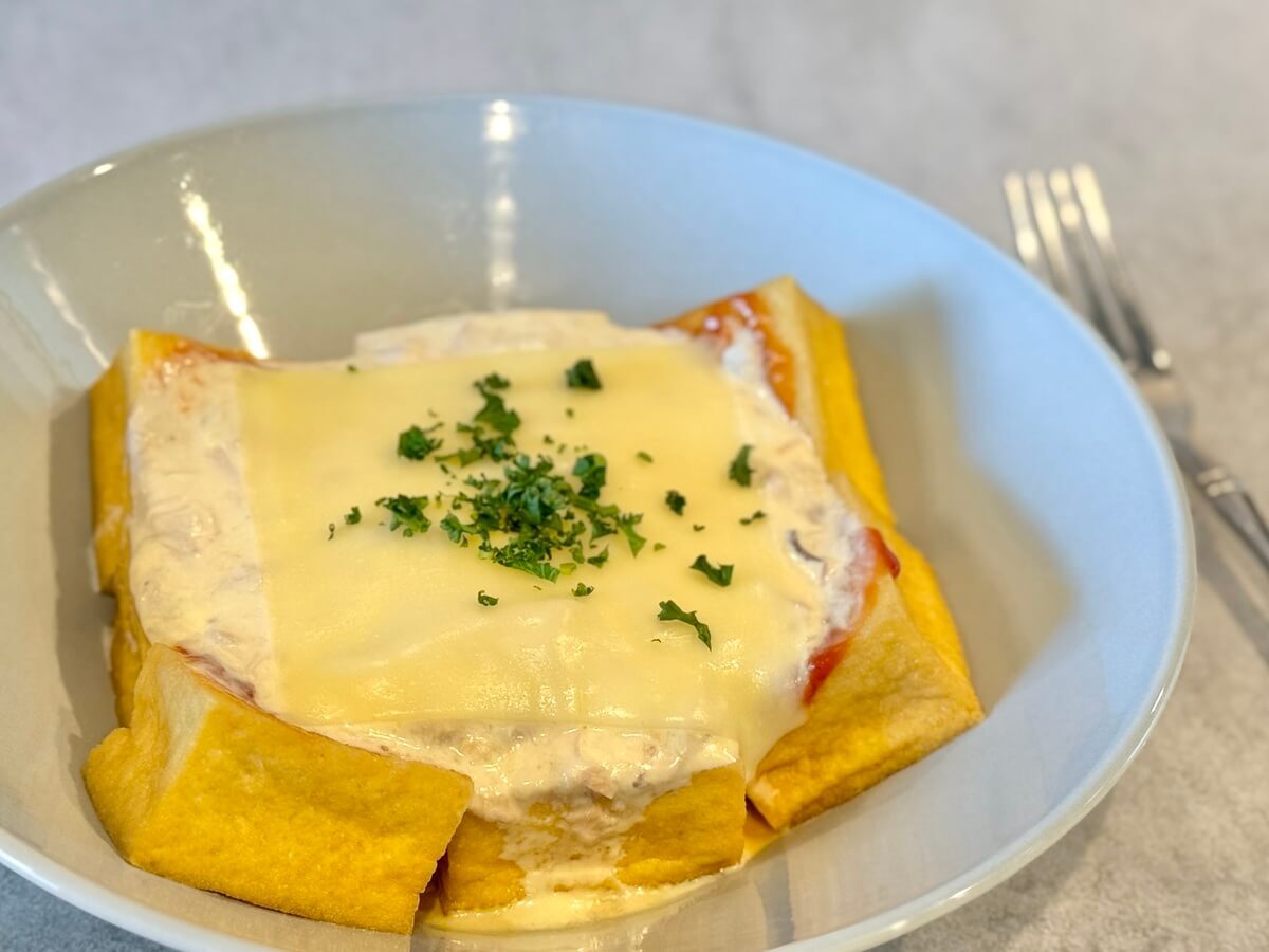 小倉優子さん「厚揚げグラタン」