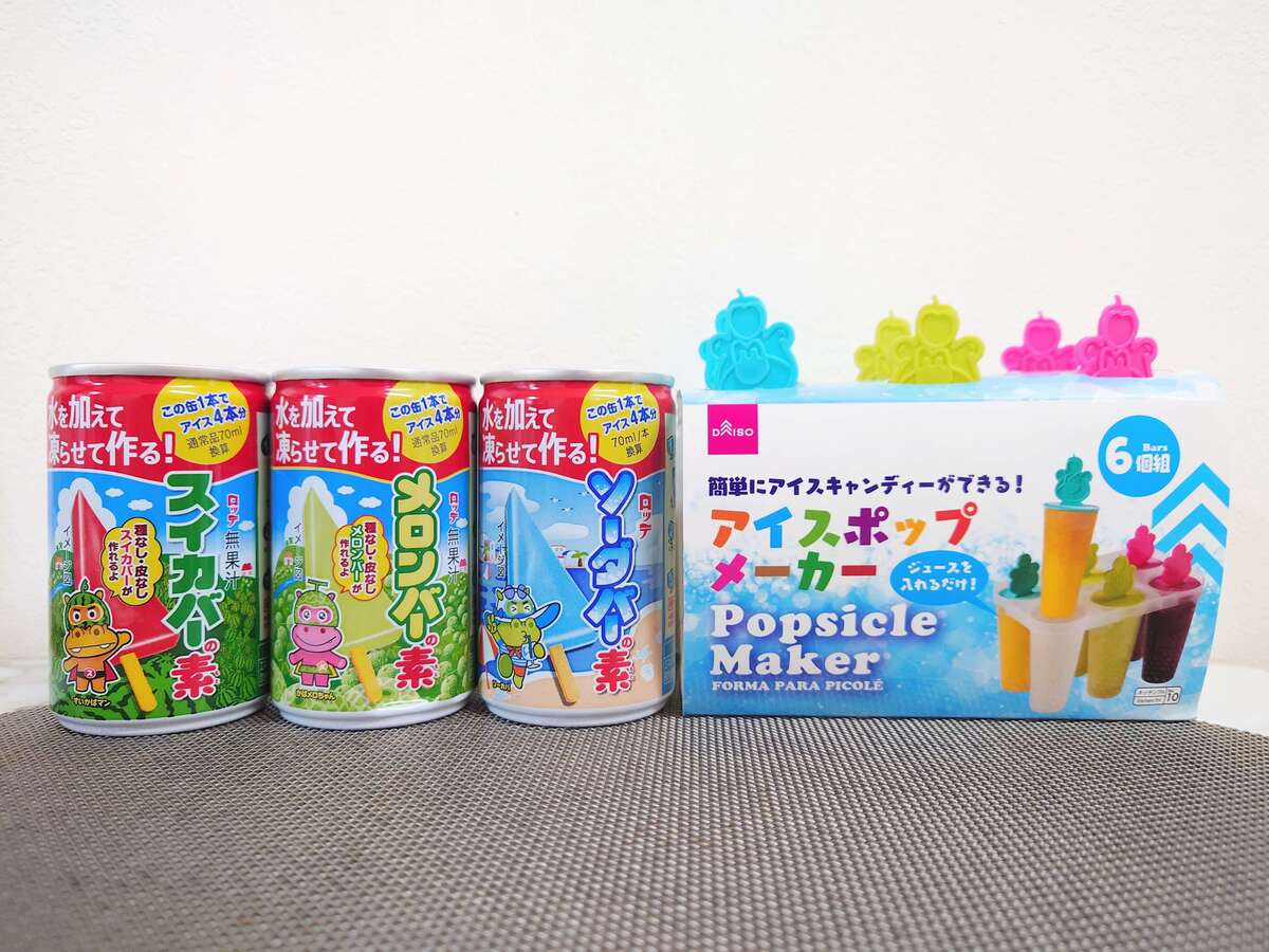 ダイソー棒アイスグッズ