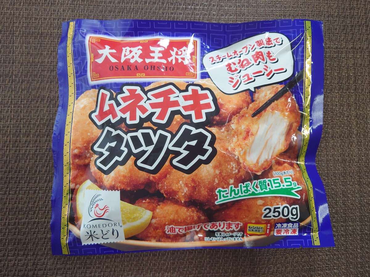 「大阪王将 ムネチキタツタ」