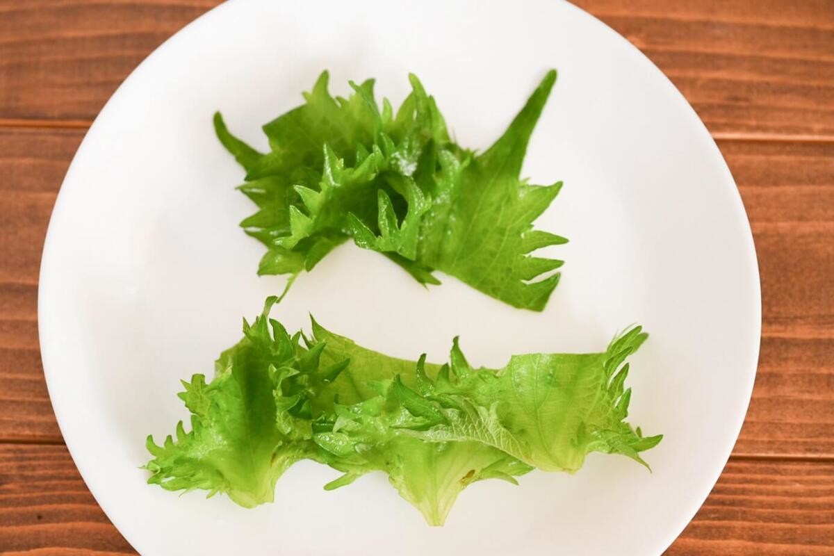 「大葉のちくわ餃子」