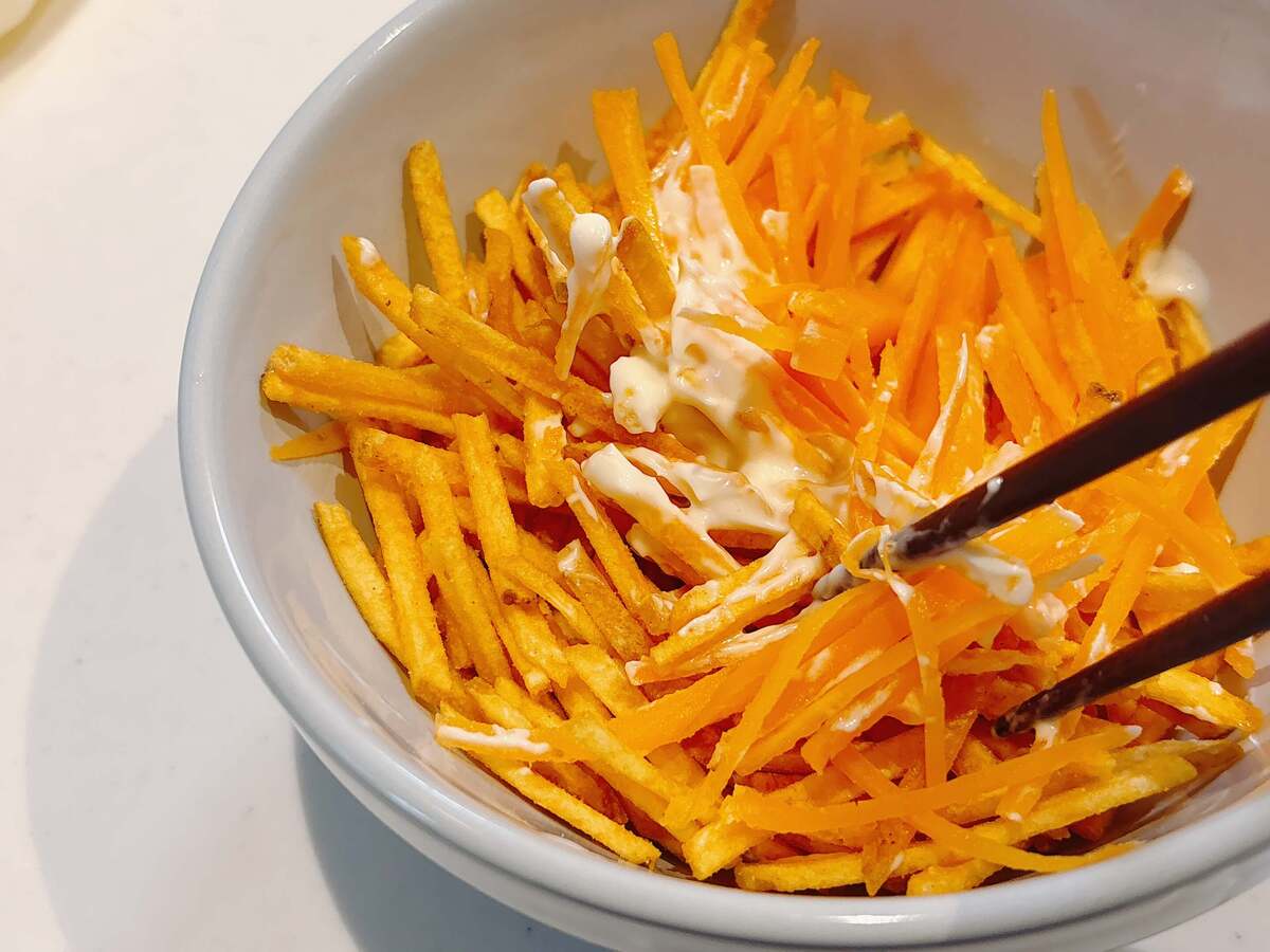 湖池屋公式「カラムーチョにんじん」のレシピ
