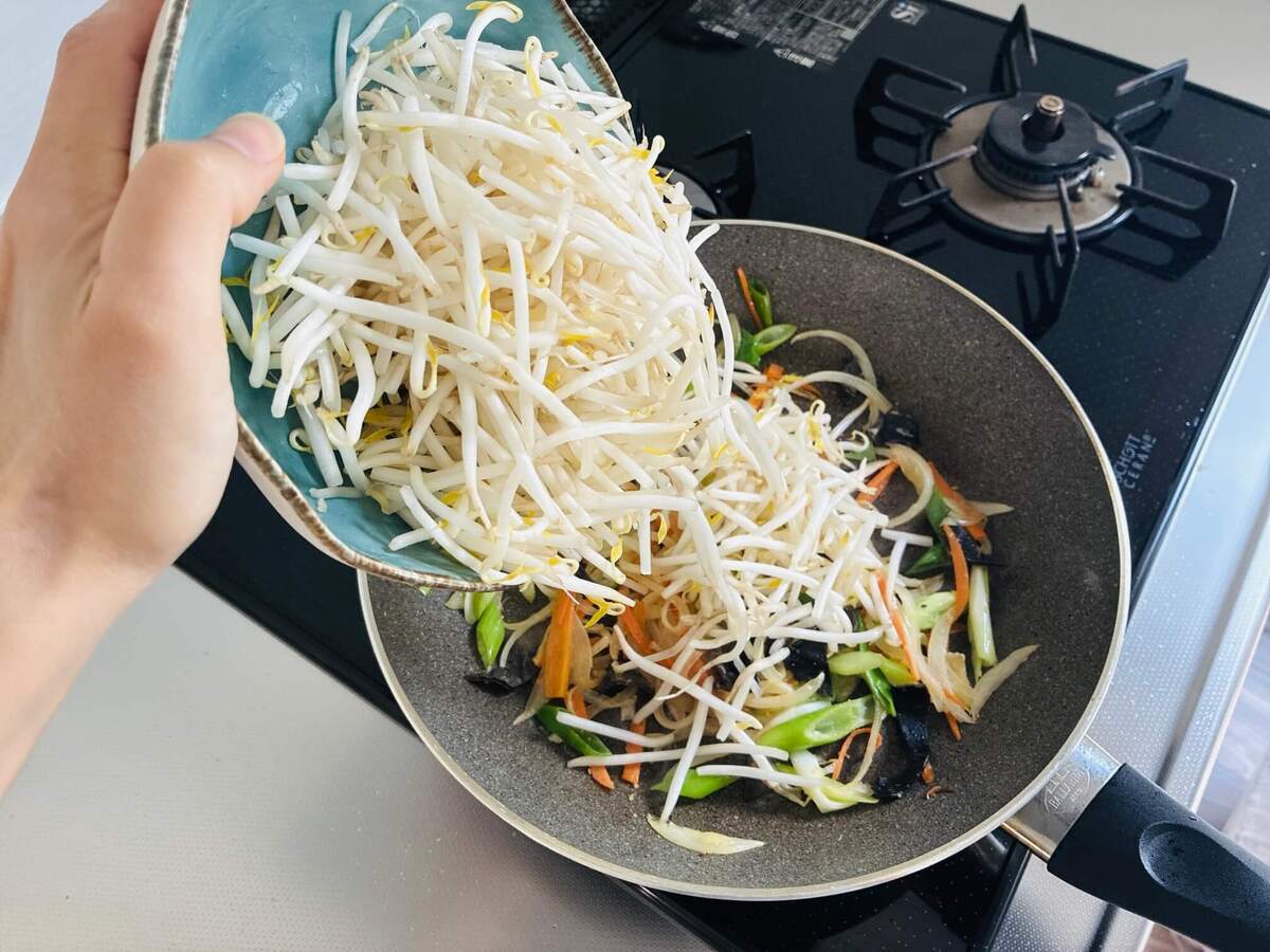 王将風 もやし炒め