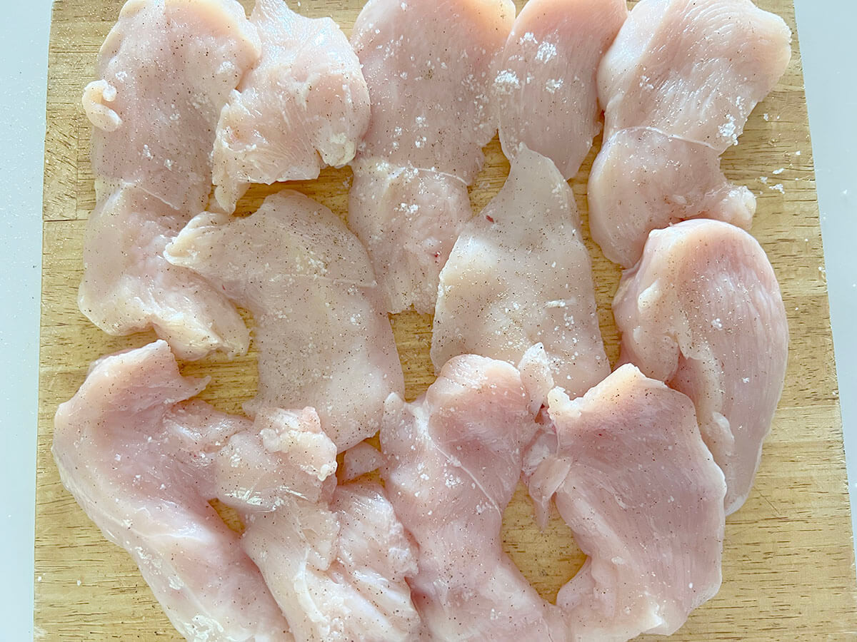 和田明日香さん「鶏むね肉のピカタ」