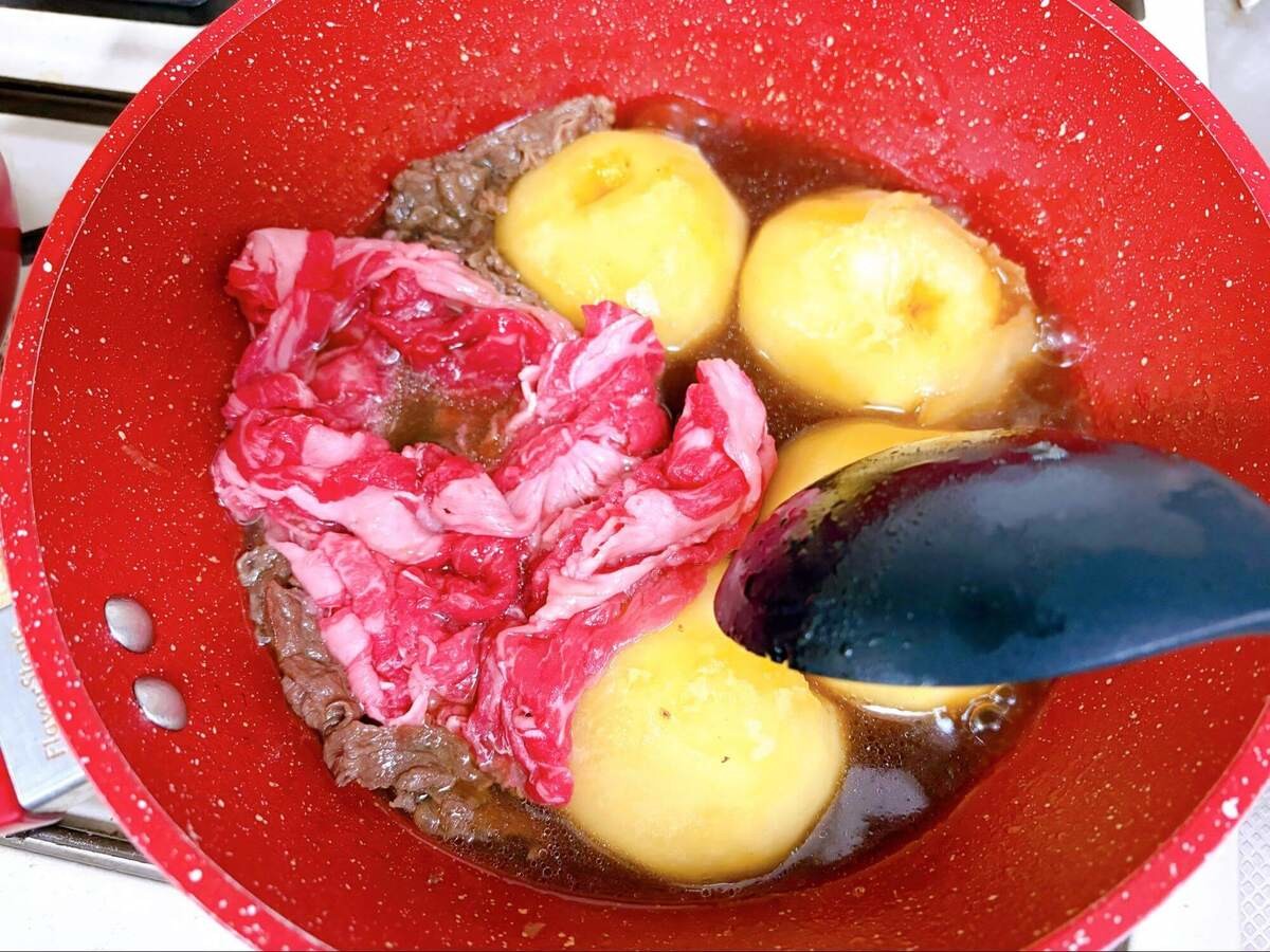 長谷川あかりさん「シンプル肉じゃが」